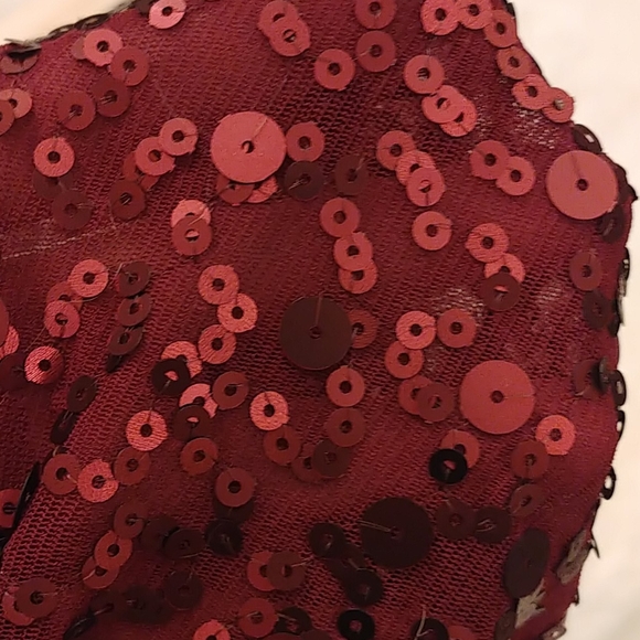 Semi-sheer Racerback sequin tank - Picture 9 of 9